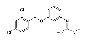 3-[3-[(2,4-dichlorophenyl)methoxy]phenyl]-1,1-dimethylurea Structure