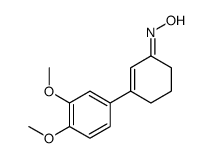 N-[3-(3,4-dimethoxyphenyl)cyclohex-2-en-1-ylidene]hydroxylamine结构式
