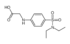 2-[4-(diethylsulfamoyl)anilino]acetic acid Structure