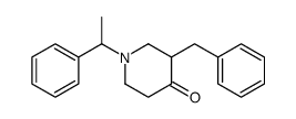 3-benzyl-1-(1-phenylethyl)piperidin-4-one结构式