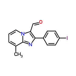 2-(4-Iodophenyl)-8-methylimidazo[1,2-a]pyridine-3-carbaldehyde结构式