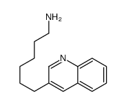 6-quinolin-3-ylhexan-1-amine Structure