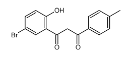 1-(5-bromo-2-hydroxyphenyl)-3-(4-methylphenyl)propane-1,3-dione结构式