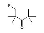 1-fluoro-2,2,4,4-tetramethylpentan-3-one Structure