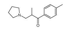 2-methyl-1-(4-methylphenyl)-3-pyrrolidin-1-ylpropan-1-one Structure
