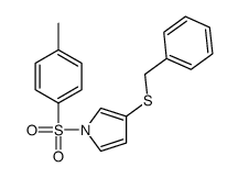 3-benzylsulfanyl-1-(4-methylphenyl)sulfonylpyrrole结构式