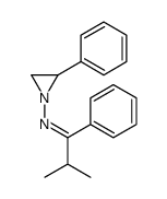 2-methyl-1-phenyl-N-(2-phenylaziridin-1-yl)propan-1-imine结构式