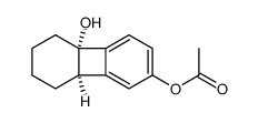 7-acetoxy-1,2,3,4,4a,8b-hexahydro-4a-biphenylenol结构式