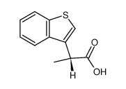 (R)-2-(benzo[b]thiophen-3-yl)propanoic acid结构式