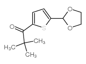 TERT-BUTYL 5-(1,3-DIOXOLAN-2-YL)-2-THIENYL KETONE Structure