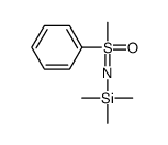 trimethyl-[(methyl-oxo-phenyl-λ6-sulfanylidene)amino]silane Structure