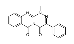 1-methyl-3-phenyl-[1,2,4]triazino[3,4-b]quinazoline-4,6-dione结构式