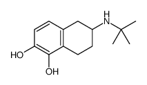 6-(tert-butylamino)-5,6,7,8-tetrahydronaphthalene-1,2-diol Structure