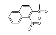 2-methylsulfonyl-1-nitronaphthalene Structure