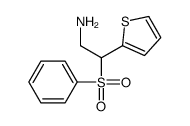 2-(Phenylsulfonyl)-2-(2-thienyl)ethanamine Structure