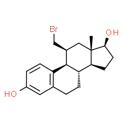 11-bromomethylestradiol结构式