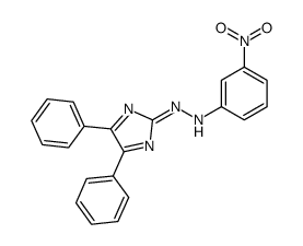 N-[(4,5-diphenylimidazol-2-ylidene)amino]-3-nitroaniline Structure