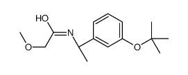 2-methoxy-N-[(1R)-1-[3-[(2-methylpropan-2-yl)oxy]phenyl]ethyl]acetamide Structure