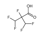 2-(difluoromethyl)-2,3,3-trifluoropropanoic acid Structure