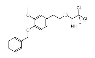 2-(4-benzyloxy-3-methoxyphenyl)ethyl-2,2,2-trichloroacetimidate Structure