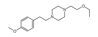 1-(2-ethoxyethyl)-4-[2-(4-methoxyphenyl)ethyl]piperazine Structure