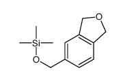 1,3-dihydro-2-benzofuran-5-ylmethoxy(trimethyl)silane结构式