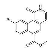 methyl 9-bromo-1-oxo-1,2-dihydrobenzo[h]isoquinoline-6-carboxylate结构式