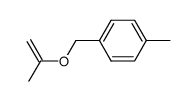 p-methylbenzyl isopropenyl ether Structure