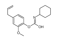 (2-methoxy-4-prop-2-enylphenyl) N-cyclohexylcarbamate结构式