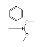 (1S)-N,N-dimethoxy-1-phenylethanamine结构式