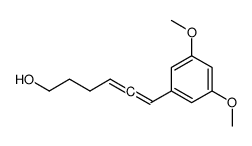 6-(3,5-dimethoxyphenyl)hexa-4,5-dien-1-ol Structure