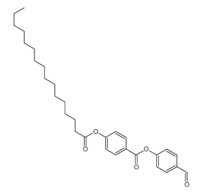 (4-formylphenyl) 4-hexadecanoyloxybenzoate Structure