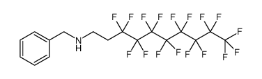 N-benzyl-N-1H,1H,2H,2H-perfluorodecane结构式