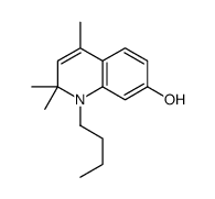 1-butyl-2,2,4-trimethylquinolin-7-ol Structure