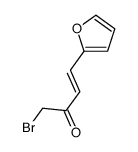 1-bromo-4-(furan-2-yl)but-3-en-2-one结构式