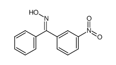 (3-nitrophenyl)(phenyl)methanone oxime结构式