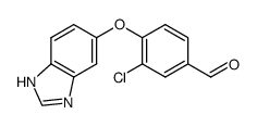 4-(1H-benzimidazol-5-yloxy)-3-chlorobenzaldehyde Structure