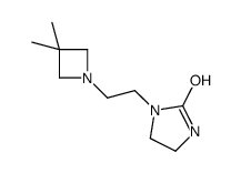 1-[2-(3,3-dimethylazetidin-1-yl)ethyl]imidazolidin-2-one结构式