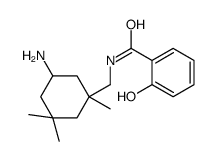 5-amino-1,3,3-trimethylcyclohexanemethylamine, N-salicyloyl derivative结构式