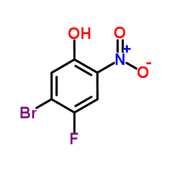 5-Bromo-4-fluoro-2-nitrophenol structure