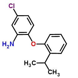 5-Chloro-2-(2-isopropylphenoxy)aniline Structure
