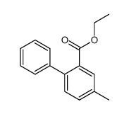 Aethyl-4-methyl-2-biphenylcarboxylat Structure