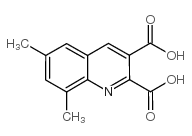 6,8-Dimethylquinoline-2,3-dicarboxylic acid Structure