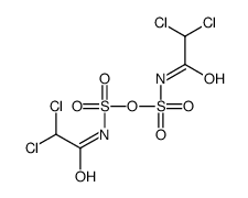 (2,2-dichloroacetyl)sulfamoyl N-(2,2-dichloroacetyl)sulfamate结构式