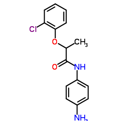 N-(4-Aminophenyl)-2-(2-chlorophenoxy)propanamide Structure