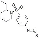 2-ETHYL-1-[(4-ISOTHIOCYANATOPHENYL)SULFONYL]PIPERIDINE structure