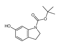6-羟基吲哚-1-羧酸叔丁酯结构式