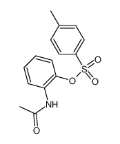 toluene-4-sulfonic acid 2-acetylamino-phenyl ester Structure