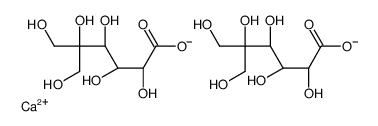 calcium bis[2-C-(hydroxymethyl)-D-mannonate]结构式