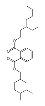 3-ethylheptyl 2,5-dimethylheptyl phthalate结构式